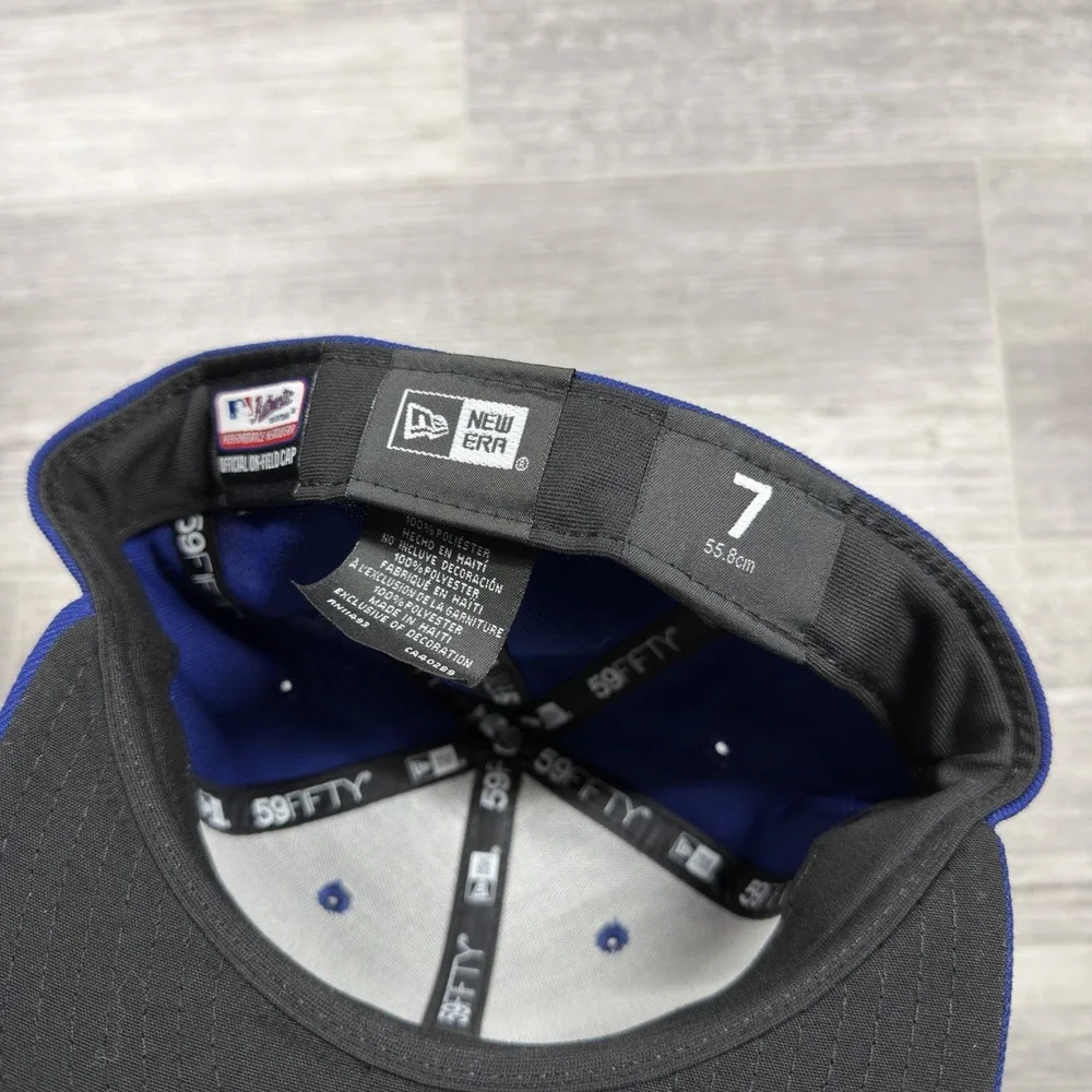 New Era Royal Los Angeles‎ Dodgers 2025 World Series Side Patch 59FIFTY Size 7